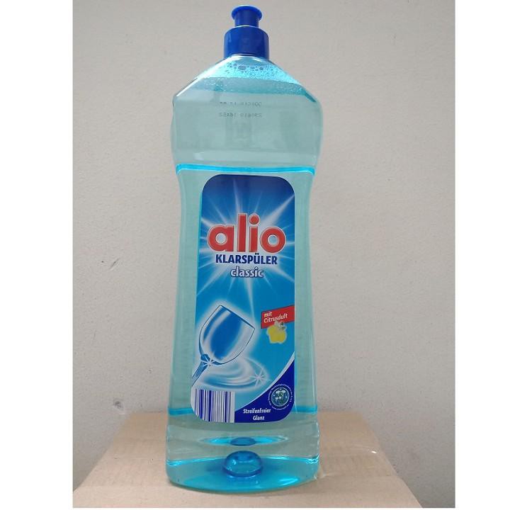 Nước làm bóng Alio Chai: 1 lít Nhập từ Đức dùng cho máy rửa bát