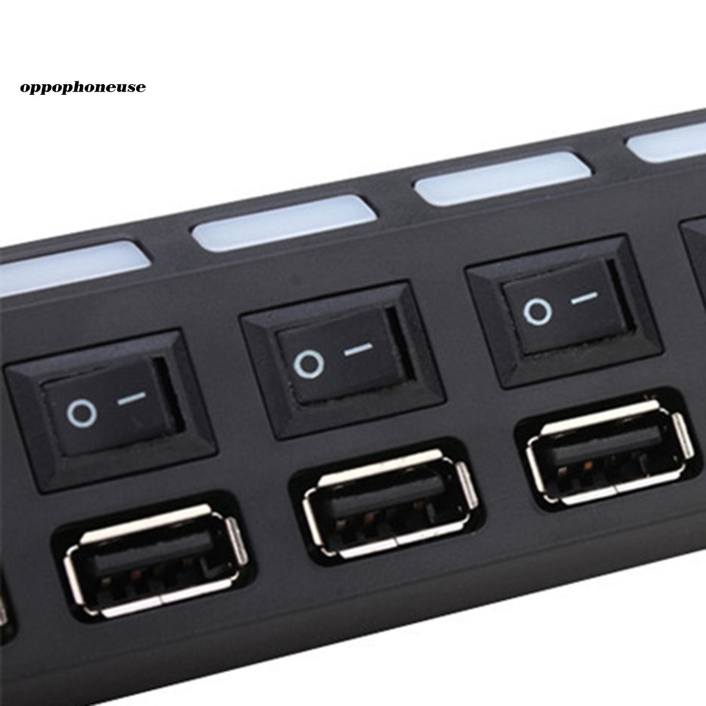 Bộ hub chia 4 cổng USB 2.0 chuyên dụng cho máy tính