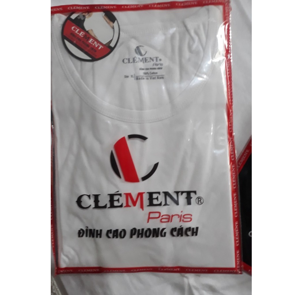 XẢ KHO Aó thun Lót Nam cộc tay CLEMENT PARIS Chất Cotton 100% Hàng Việt Nam xuất khẩu Chất Lượng Cao.Hàng hãng thanh lý