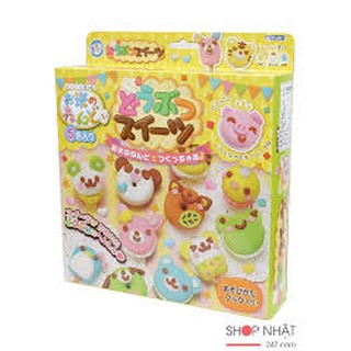 [Sale] Bộ đồ chơi hộp đất nặn sáng tạo bằng bột gạo Gincho "Tạo Hình Kem, Bánh Quy" an toàn cho cho bé ( Nội địa Nhật)