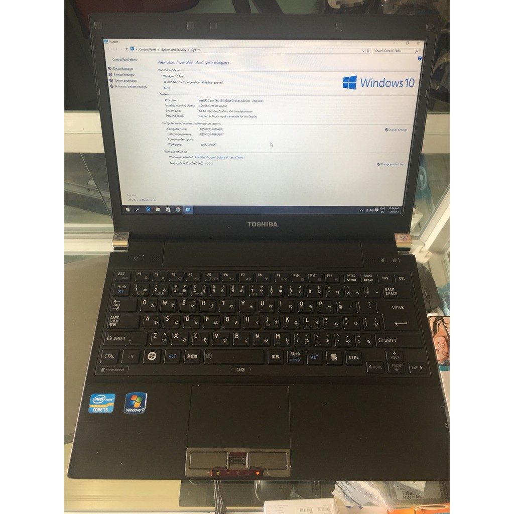 LAPTOP NHẬT TOSHIBA R930, CORE I5/ THẾ HỆ 3/ RAM 4G/ 320G, 13.3inch, GỌN NHẸ PIN LÂU | BigBuy360 - bigbuy360.vn