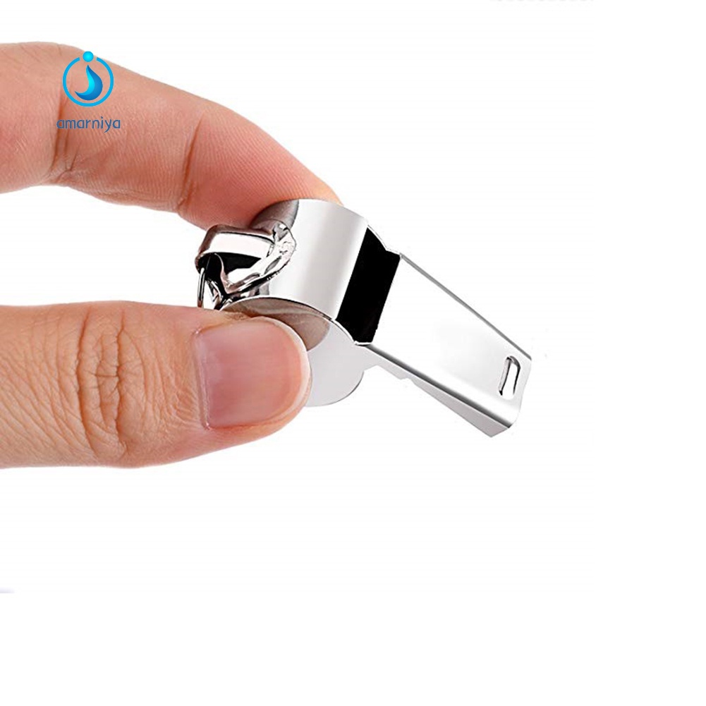 Hàng Có Sẵn Hàng| Còi Thể Thao Khẩn Cấp Có Dây Đeo Cổ Bằng Thép Không Gỉ