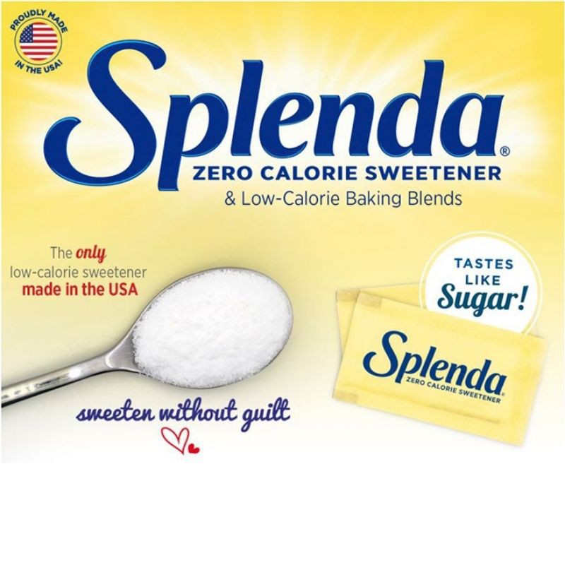 Đường ăn kiêng Splenda combo 100 gói cho người bệnh tiểu đường,