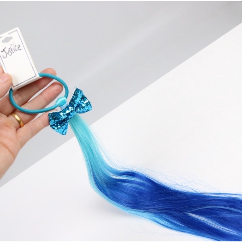 Dây buộc tóc Ombre Pony tail xuất dư siêu xinh, tóc giả cho bé