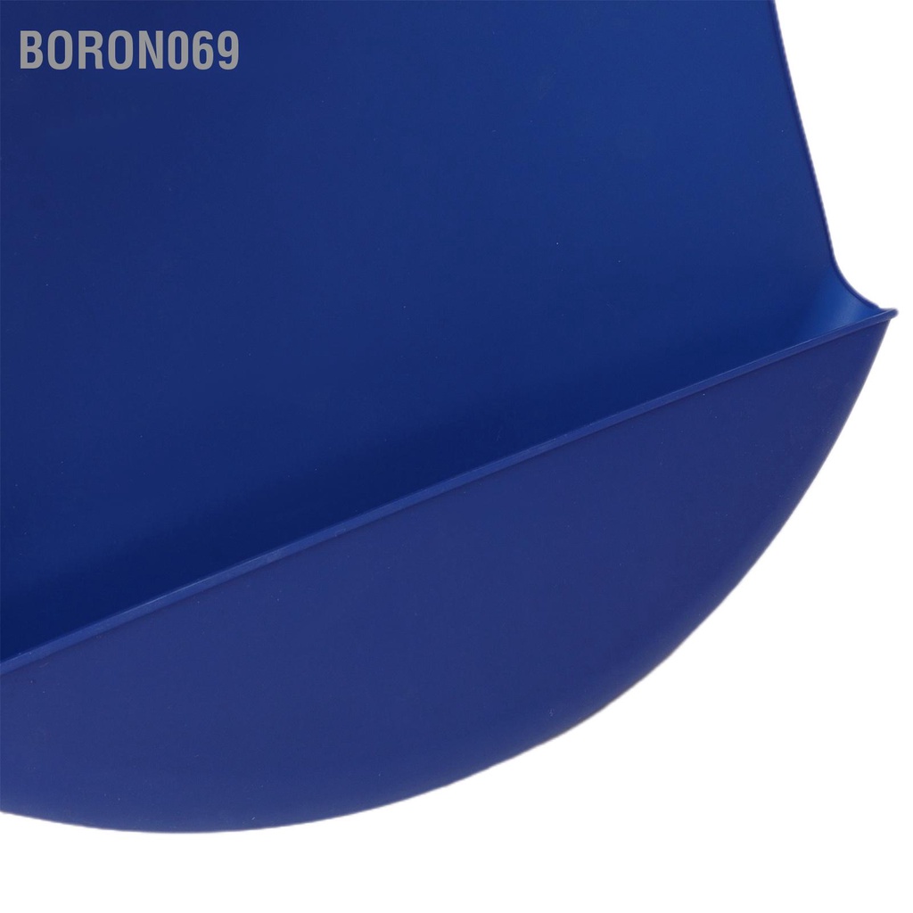 Boron069 Yếm dành cho người lớn Di động có thể điều chỉnh Bữa ăn bằng silicon Bảo vệ quần áo già khuyết tật