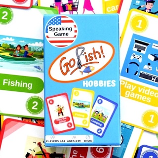 Go fish game “hobbies”