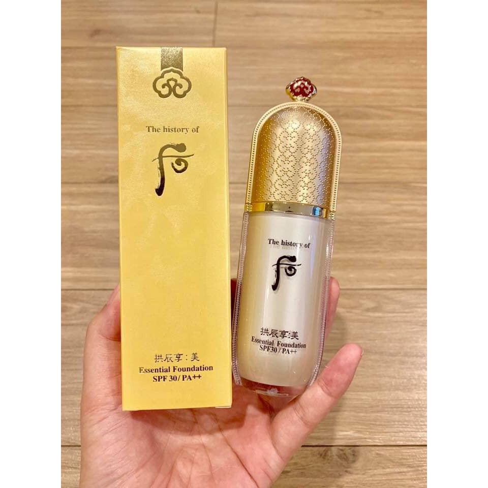 KEM NỀN CHE KHUYẾT ĐIỂM - CHỐNG NẮNG WHOO ESSENTIAL FOUNDATION SPF30 CHÍNH HÃNG - 6669