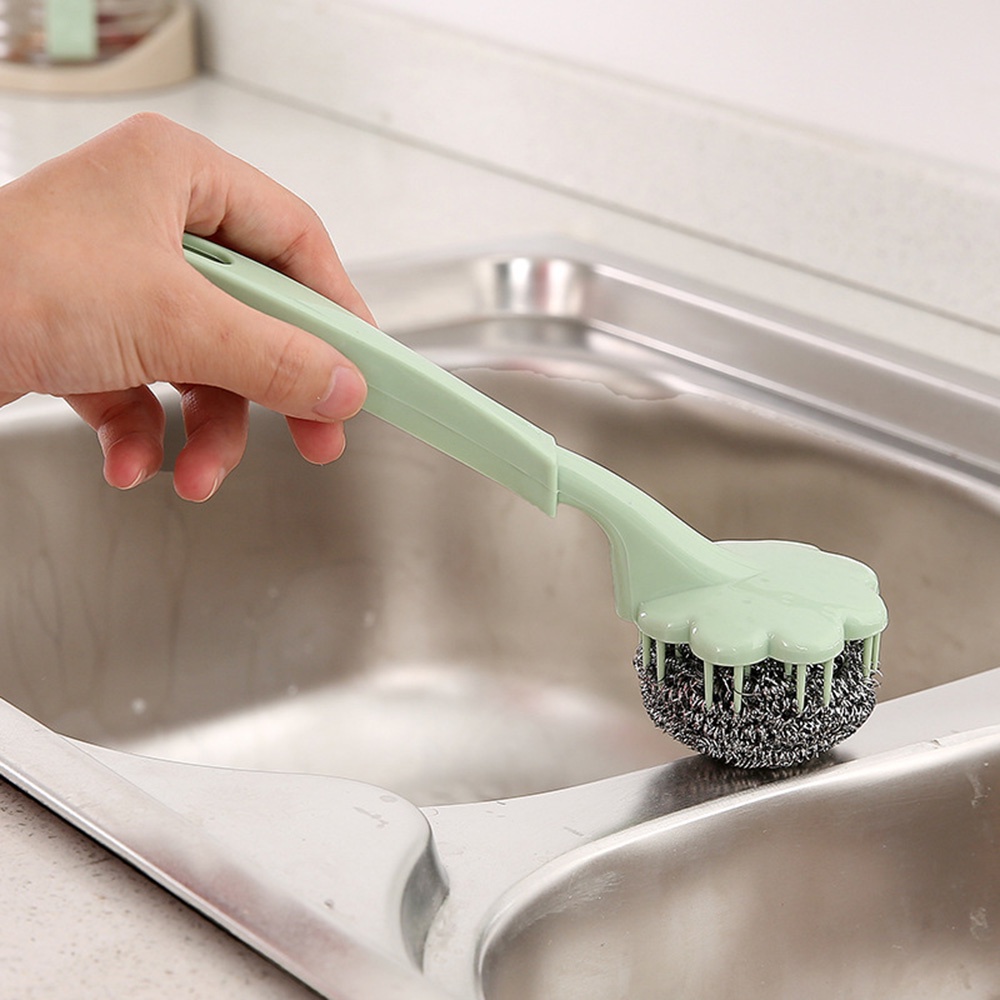 Dụng cụ cọ rửa sợi thép đa năng tiện lợi dành cho làm sạch