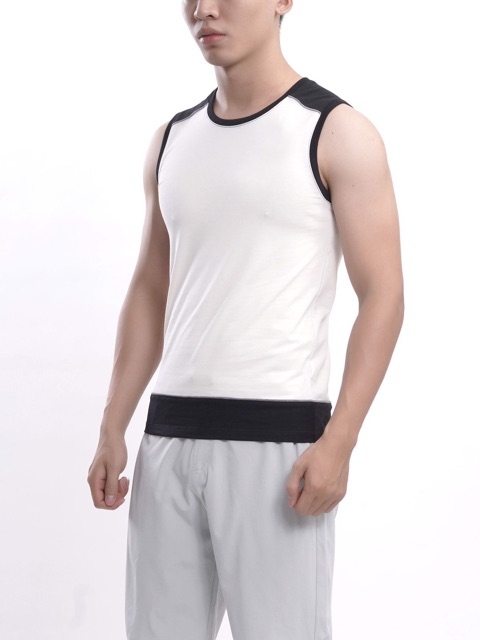 Áo tanktop Aristino chờm vai phối màu khoẻ khoắn