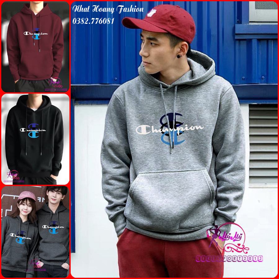 [FreeShip] ÁO KHOÁC NỈ NGOẠI HD260 [Hàng Thêu Champion - Kèm Ảnh Thật] | BigBuy360 - bigbuy360.vn