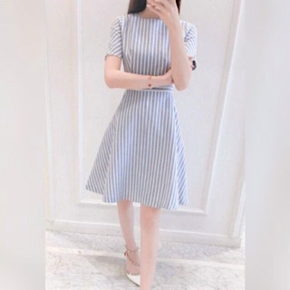 Đầm sọc basic (kèm hình thật)