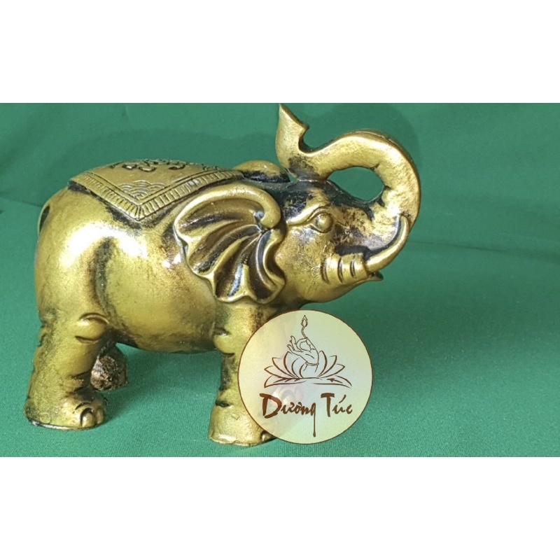 Tượng Voi Bằng Màu Đồng - Trang Trí Phong Thuỷ