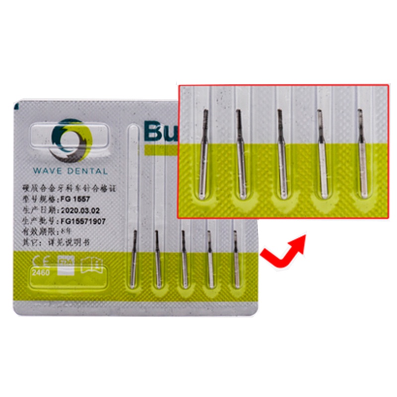 Set 5 Mũi Khoan Nha Khoa Tốc Độ Cao