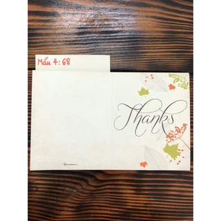 Thiệp Thank You Vintage