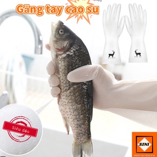 Găng tay cao su, găng tay rửa chén, Bao tay cao su, loại dày dẻo