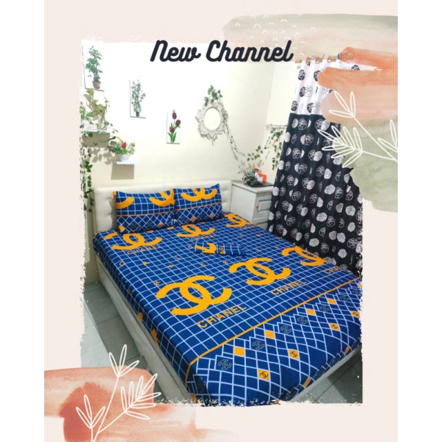 Bộ Chăn Ga Gối Nệm Chanel Sang Trọng