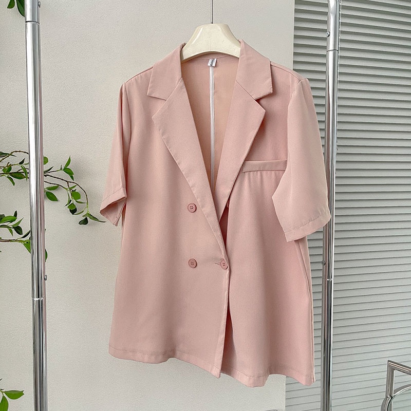 Áo khoác blazer ngắn tay hàng Quảng Châu