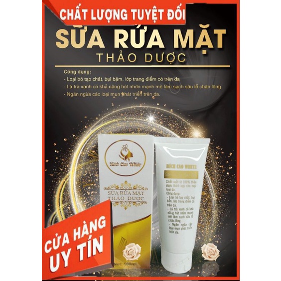 sữa rửa mặt_thảo dược_bích cao White
