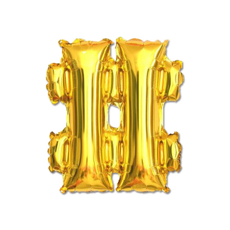 Bong Bóng Lá Nhôm 16 inch Hình Biểu Tượng Trang Trí Sinh Nhật / Tiệc Cưới