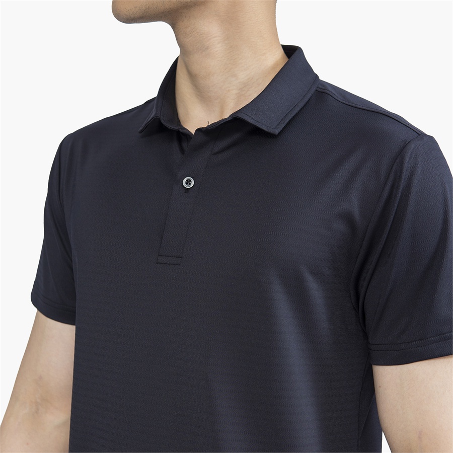 Áo thun polo nam Aristino APS091S2 phông ngắn tay cổ bẻ dáng slim fit ôm nhẹ dệt phối họa tiết vải polyester thể thao