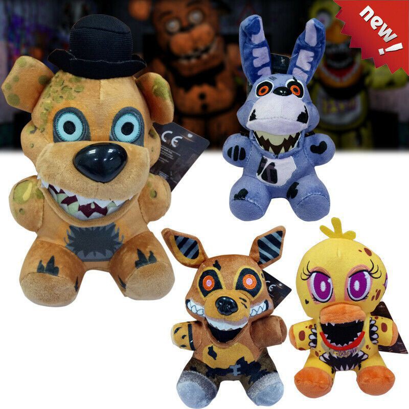 đồ chơi nhồi bông Hình Nhân Vật Trong Five Nights At Freddy 's Kích Thước 18cm