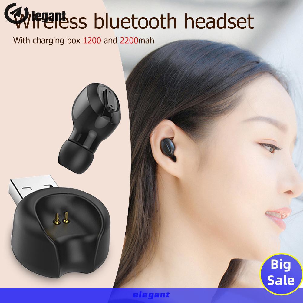 Tai Nghe Nhét Tai Bluetooth Không Dây Mini Thanh Lịch.T1