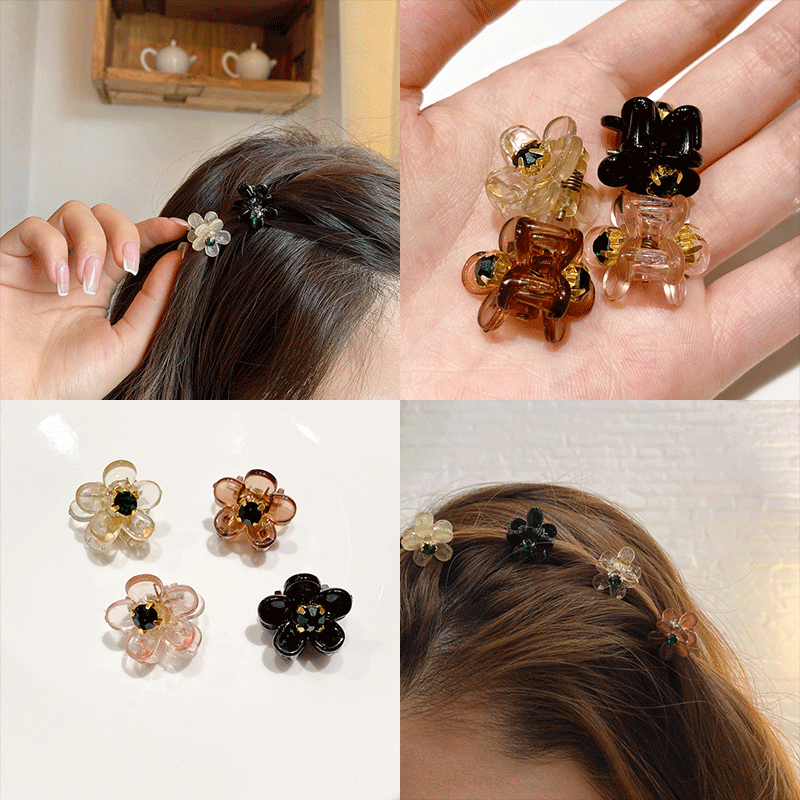 Kẹp Tóc Đính Hoa Phong Cách Hàn Quốc Xinh Xắn Cho Nữ