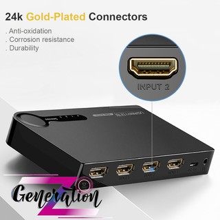 Bộ gộp hdmi vào 3 ra 1 hỗ trợ 3d full hd ugreen 40234