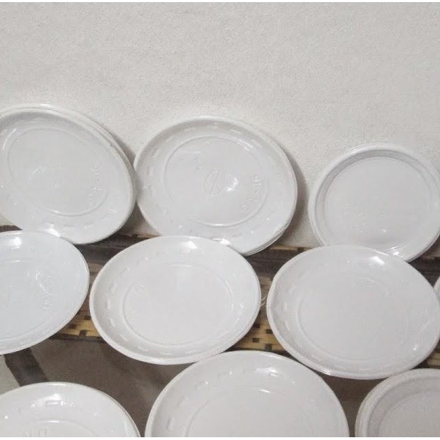 Túi 50 đĩa nhựa dùng 1 lần pi 11.5Cm, đĩa nhựa ăn bánh sinh nhật