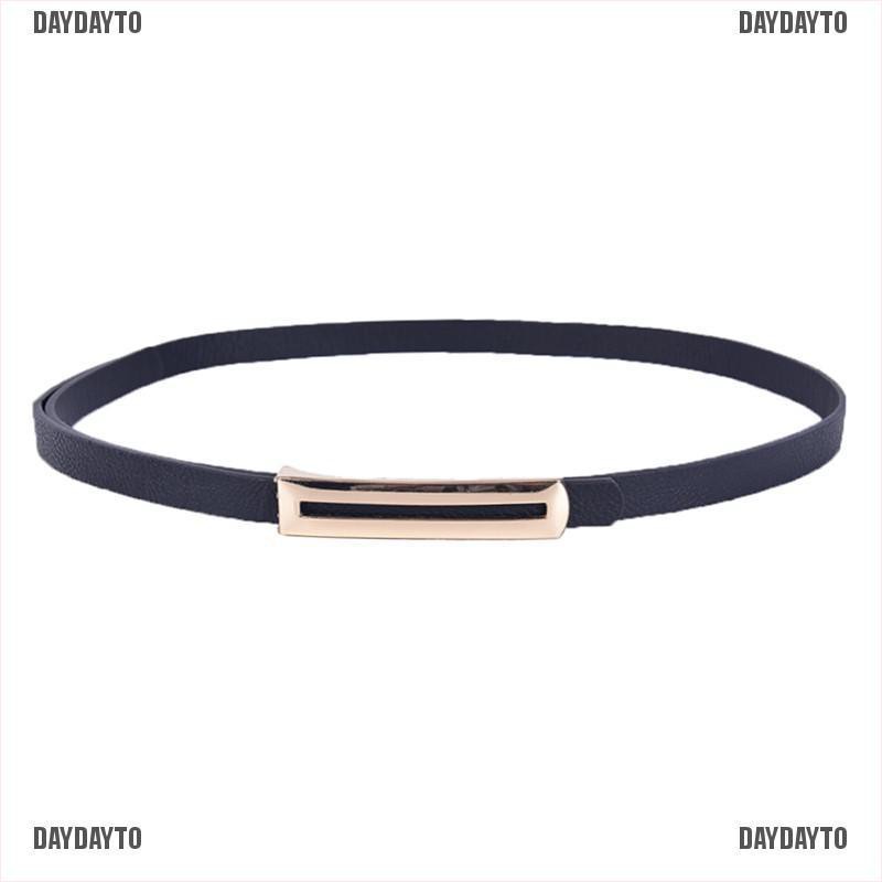 Daydayto Thắt Lưng Da PU Dáng Ôm Sáng Bóng Mỏng Truy Cập Cho Nữ