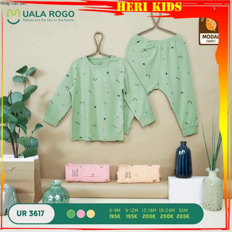 Bộ dài tay cài vai modal uala rogo