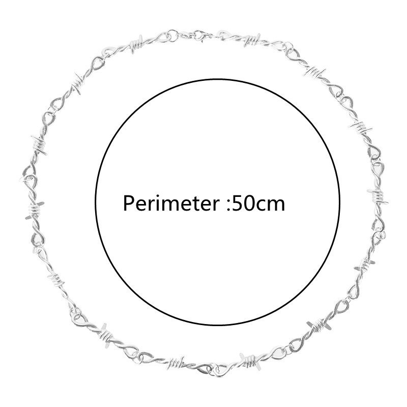 Vòng Cổ Choker Dây Gai Nhỏ Phong Cách Punk Hiphop Gothic Punk Làm Quà Tặng Lễ Tình Nhân Cho Nam Và Nữ