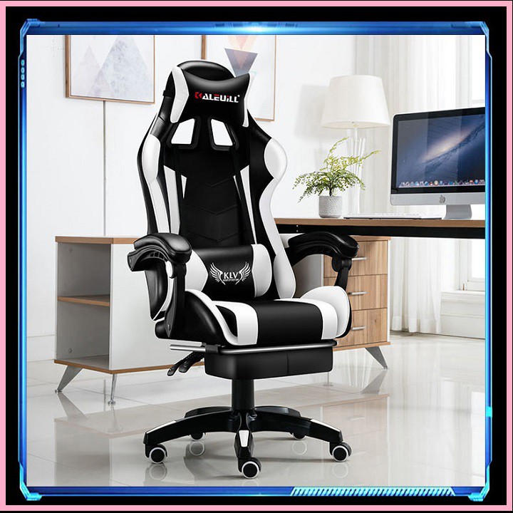 RE0646 Ghế chơi game ngả lưng duỗi chân cho game thủ KLW919 đệm cao su - Ghế game - Ghế xoay văn phòng | BigBuy360 - bigbuy360.vn