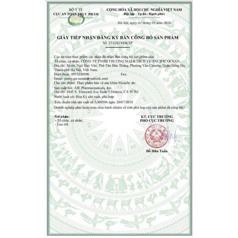 ✅[Chính Hãng] Viên Uống MIRACLE Sáng Da, Hỗ Trợ Giảm Thâm Nám, Chống Lão Hóa, Hộp 60 Viên | Thế Giới Skin Care