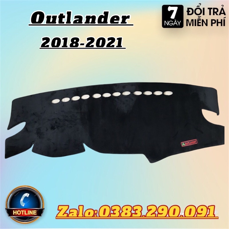Thảm Taplo Outlander đời 2016 đến 2022 Nhung Lông Cừu