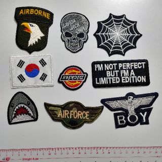 25k một chiếc, combo 5 chiếc tự chọn, MA2 Sticker  ủi patch ủi  logo ủi