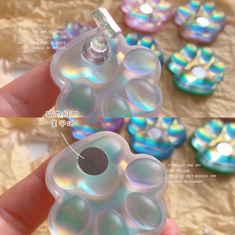 Đế gắn móng giả tập vẽ nail hình mẫu chân chó mới