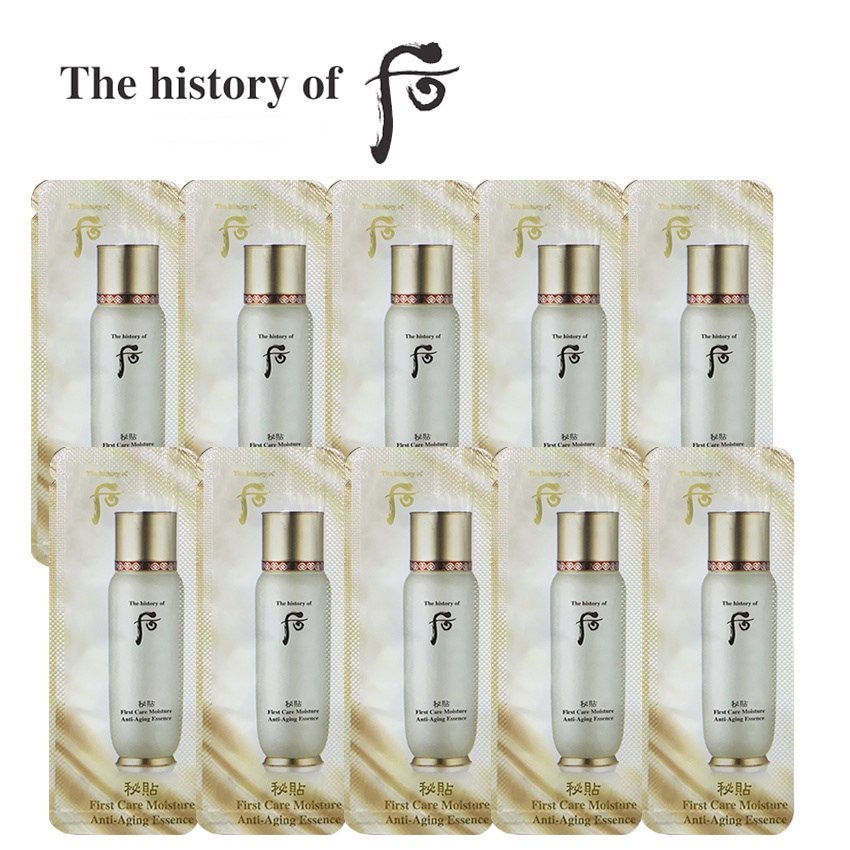 [10 gói] Tinh chất First Care Whoo First Care Moisture Anti-Aging Essence 1ml/gói - Tinh chất Whoo | BigBuy360 - bigbuy360.vn