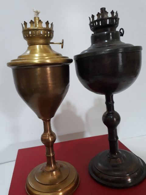 Combo 2 đèn dầu băng đồng