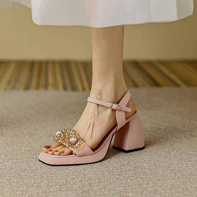 Guốc Hoa Nổi 2 Màu