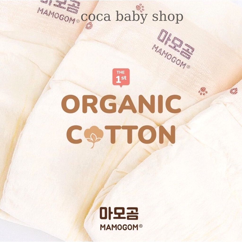 COMBO 1 Thùng Tã/ Bỉm MAMOGOM hữu cơ cao cấp đủ size tặng kèm quà của Mamogom