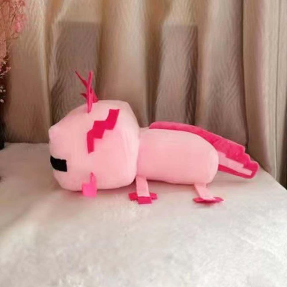 REBUY1 Đồ chơi nhồi bông Hình Axolotl Màu Hồng Mềm Mại 30CM