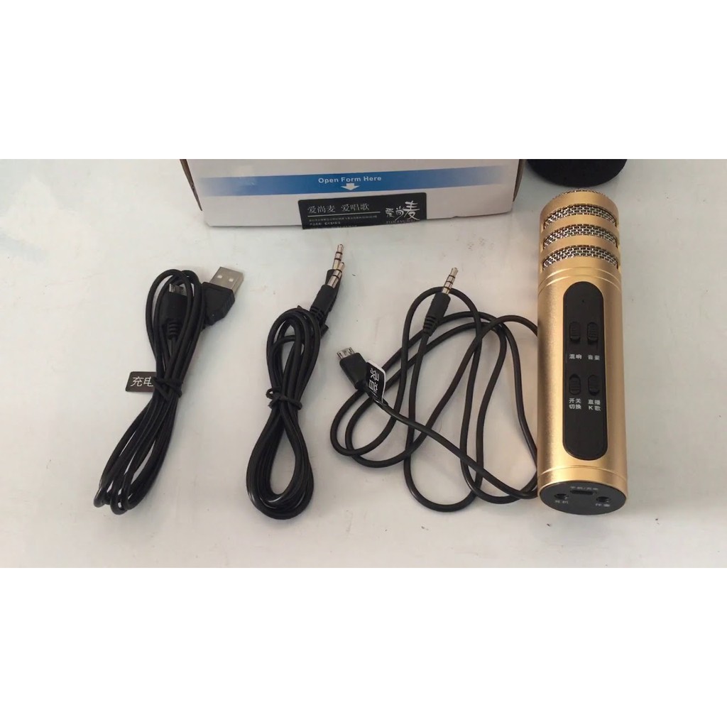 [FREESHIP] BỘ MICRO LIVESTREAM C6, C7 3IN1 TRÊN ĐIỆN THOẠI 2020 (THU ÂM, KARAOKE) [HCM]