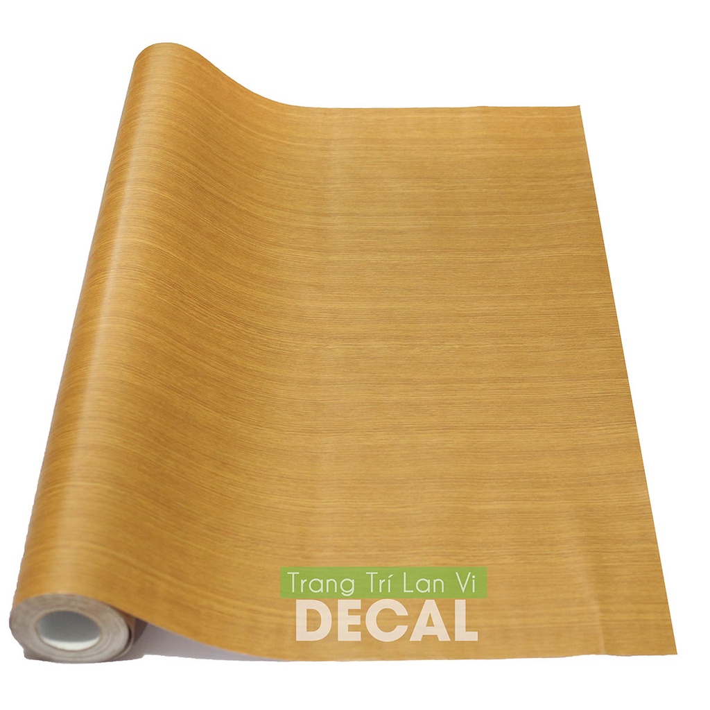 Decal giả vân gỗ chịu nhiệt chống nước chống dầu mỡ dễ dàng lau chùi khổ 1.2m