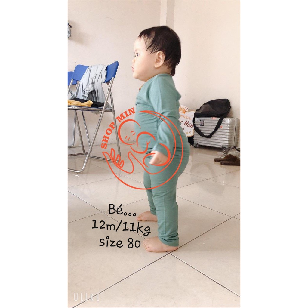 [BỘ QUẢNG CHÂU, CÓ SẴN] Bộ cạp cao cho bé, body chổng mông mềm mịn Minkymom (MB.Q01)