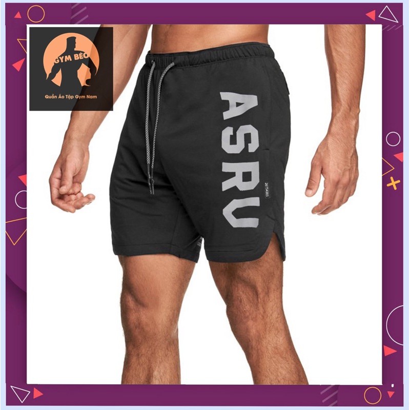 Quần đùi nam tập gym, chạy bộ ASRV chất đẹp, có video sản phẩm
