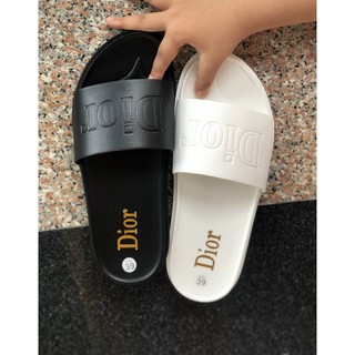 [MẪU MỚI 2022] Dép Quai Ngang Da Pu Dior Nam, Nữ, Unisex Thiết Kế Cao Cấp, Thời Trang, Siêu Êm & Siêu Chất Lượng