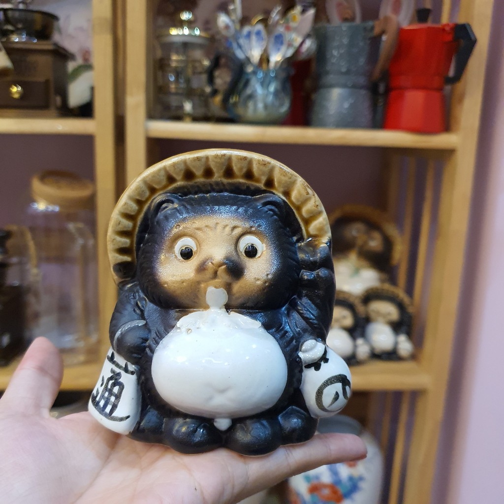 [HÀNG CÓ SẴN] Chồn Gốm Tanuki decor mang lại may mắn cho gia chủ