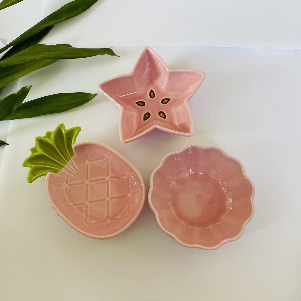 Bát Ăn Dặm Gốm Sứ Hình Hoa Sen Đẹp Dễ Thương Cho Bé, Bát Ăn Cơm Hình Quả