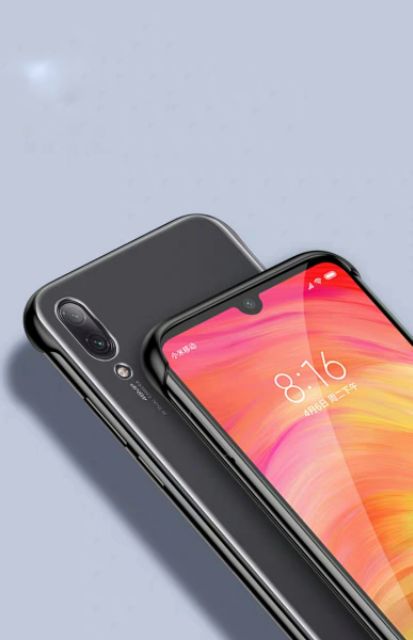 Ốp lưng Xiaomi Redmi Note 7 / 7 Pro lưng trong nhám mờ siêu mỏng không bo viền